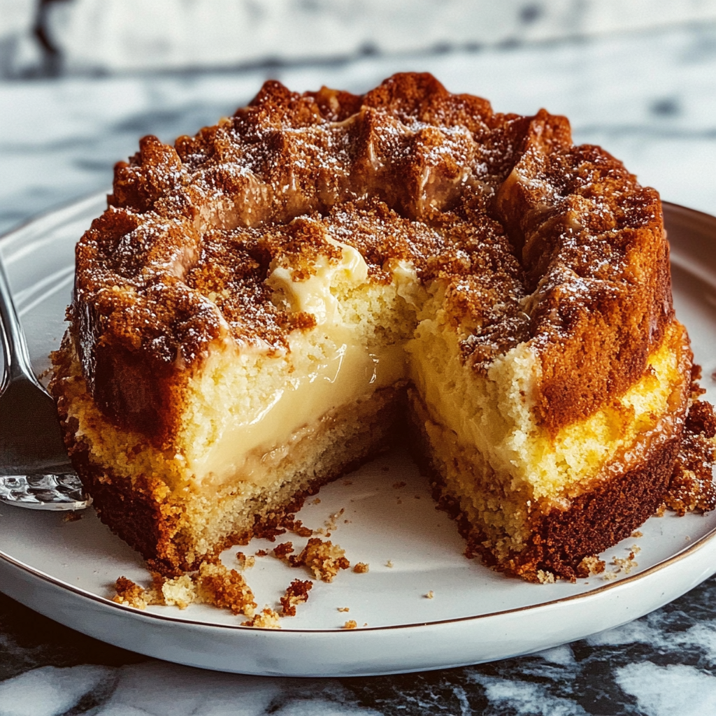 Recipe preparation for Sour Cream Coffee Cake