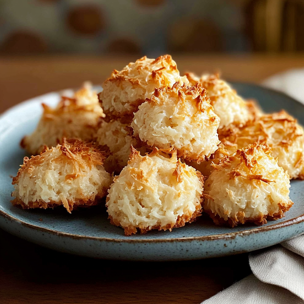 Recipe preparation for Coconut Macaroons