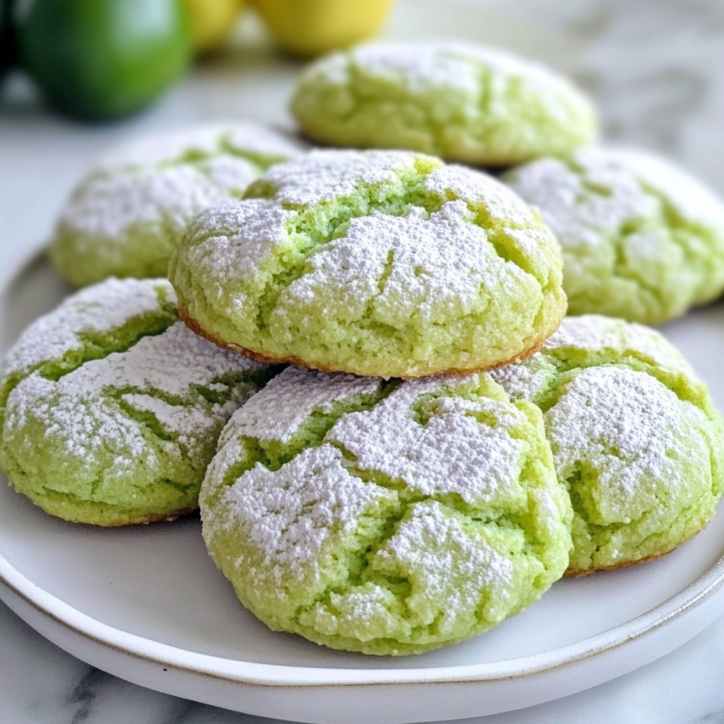 Recipe preparation for Key Lime Cookies