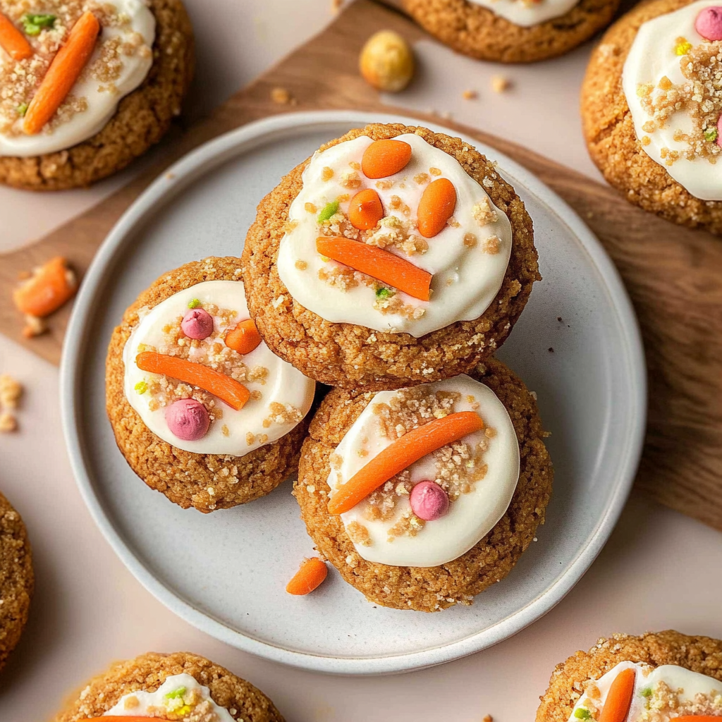 Recipe preparation for Carrot Cake Cookies