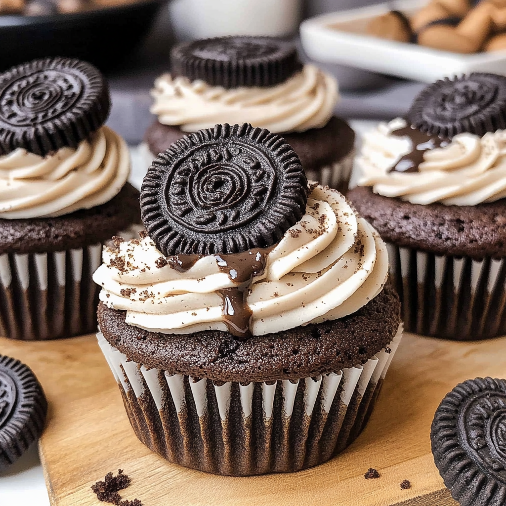 Recipe preparation for Oreo Cupcakes