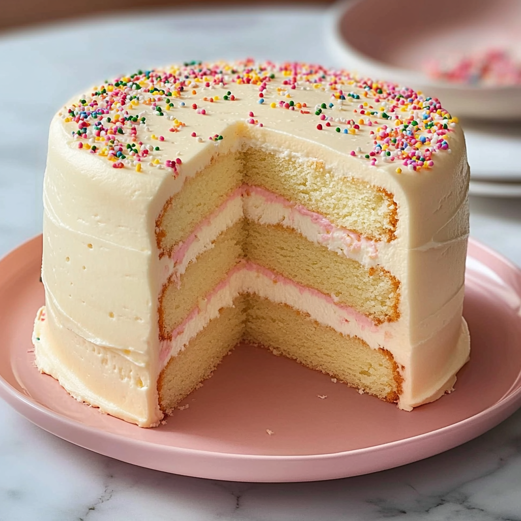 Recipe preparation for White Cake