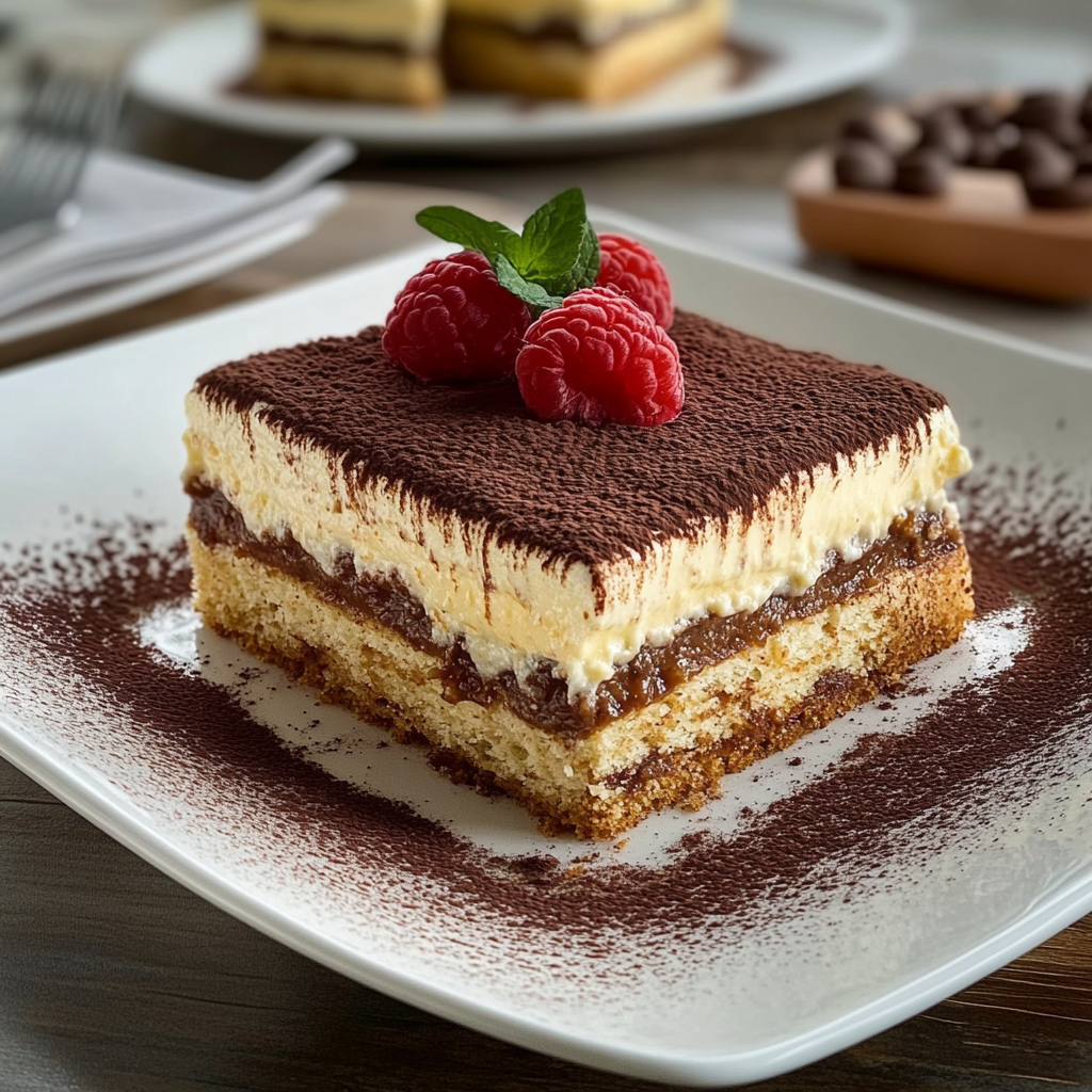 Recipe preparation for Tiramisu Cake