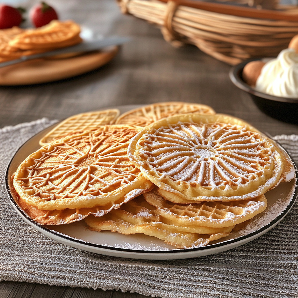Recipe preparation for Pizzelle