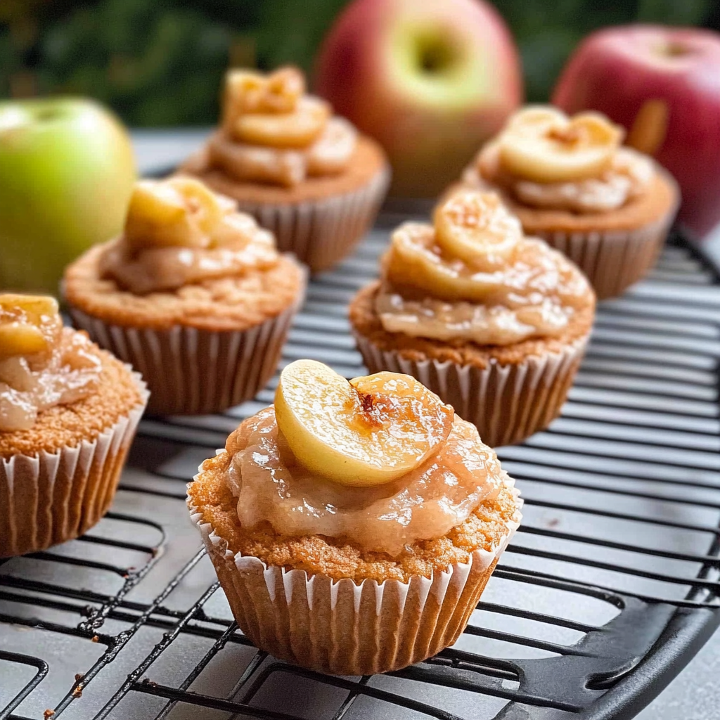 Recipe preparation for Apple Pie Cupcakes