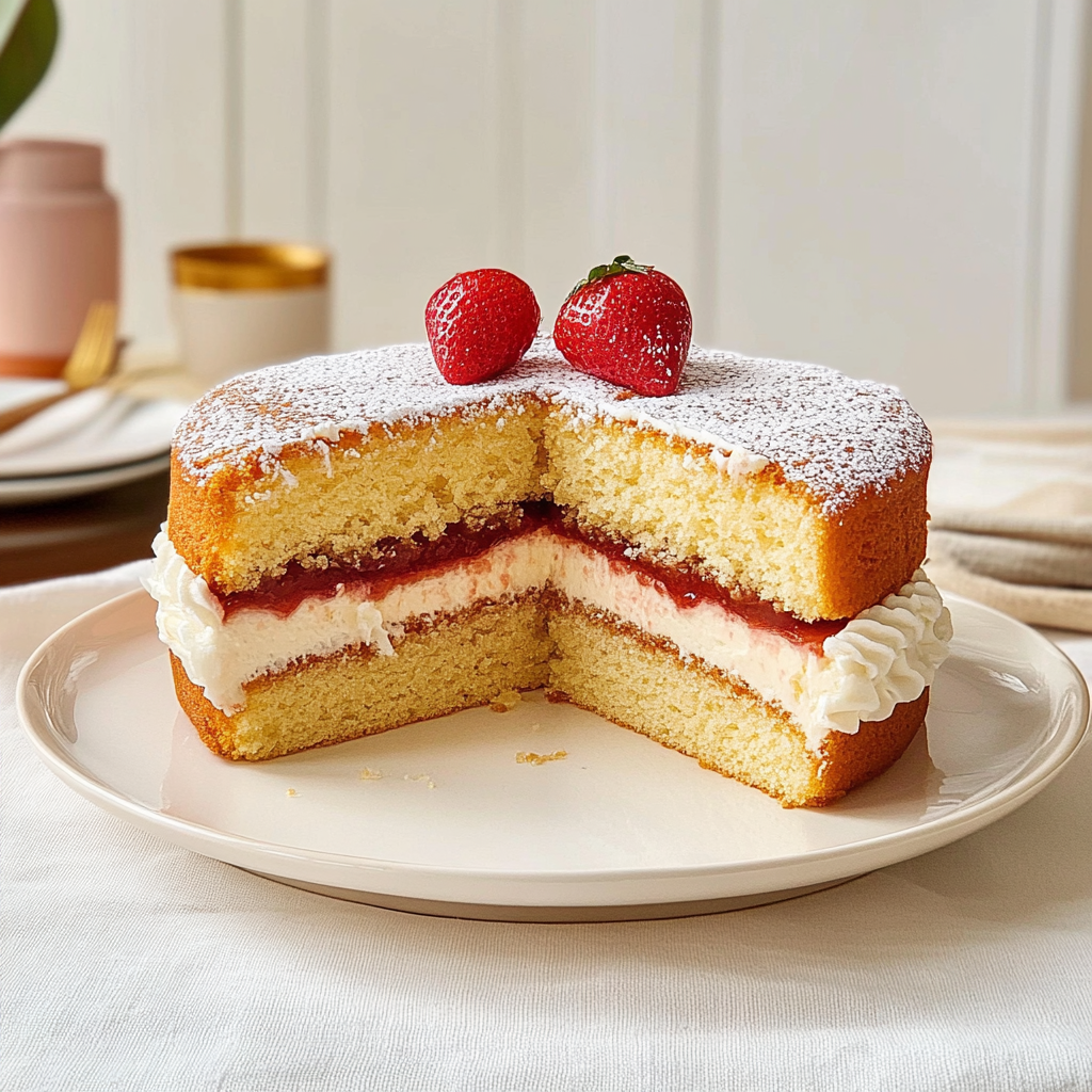 Recipe preparation for Sponge Cake