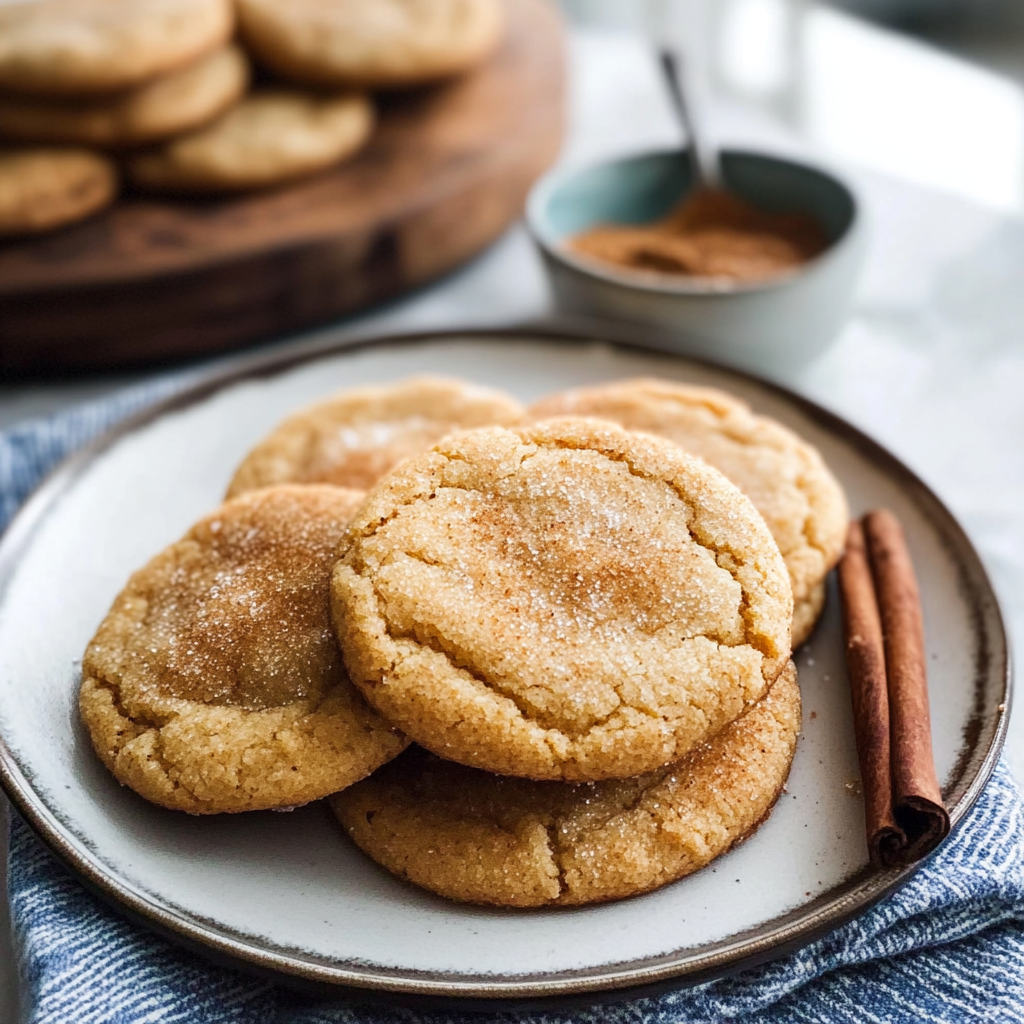 Recipe preparation for Snickerdoodle Cookies