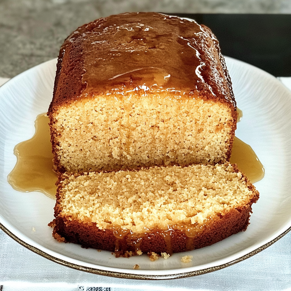 Recipe preparation for Golden Syrup Cake