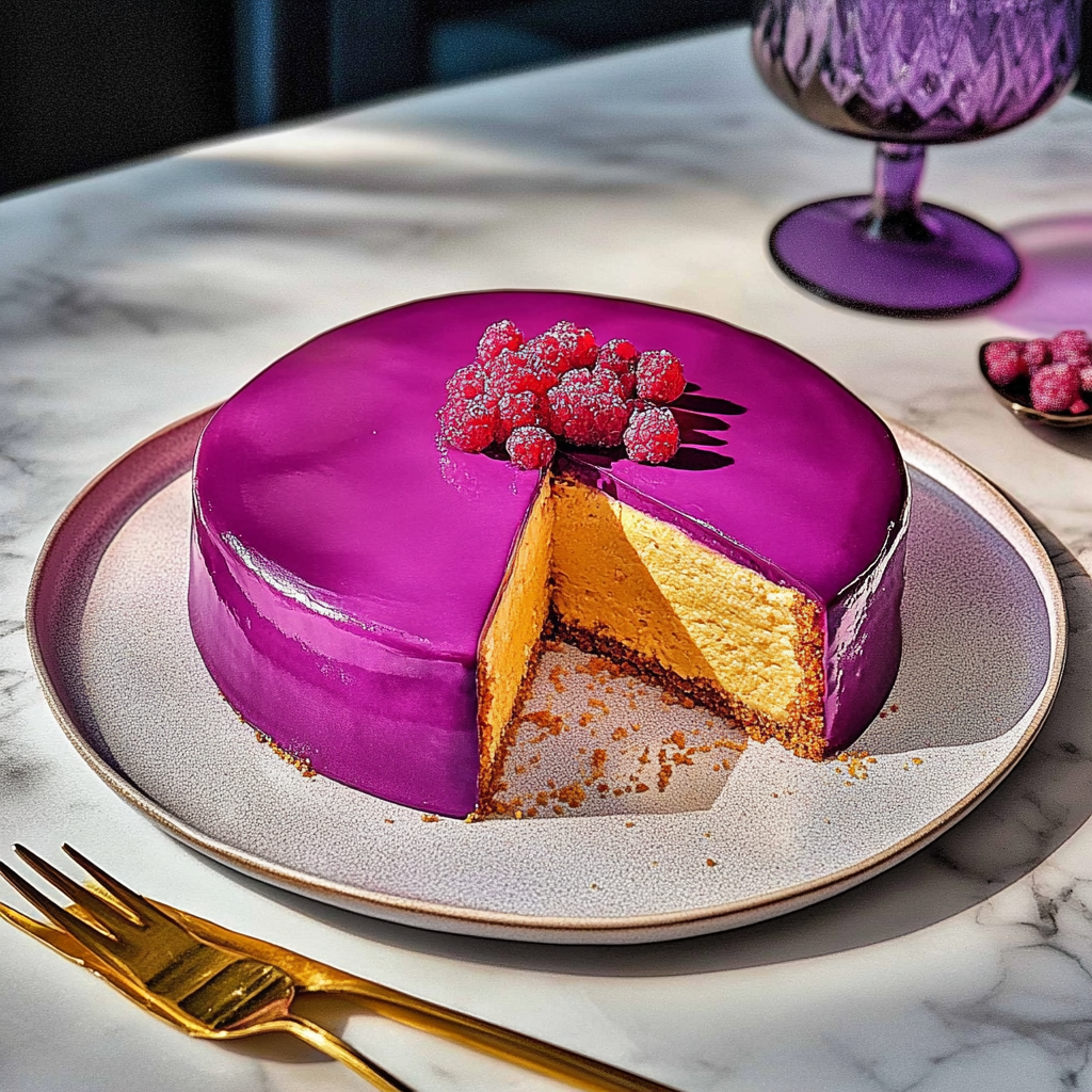 Recipe preparation for Mirrormallow Cake