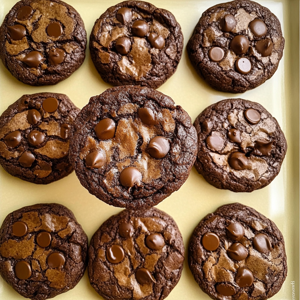 Recipe preparation for Brownie Cookies
