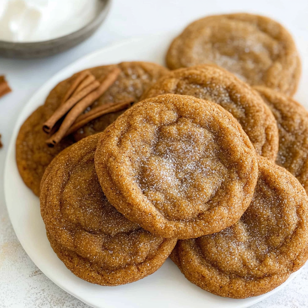 Recipe preparation for Pumpkin Snickerdoodles