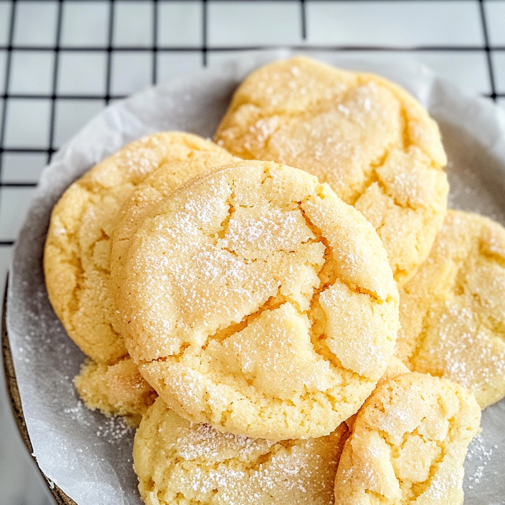 Recipe preparation for Pure Vanilla Cookies