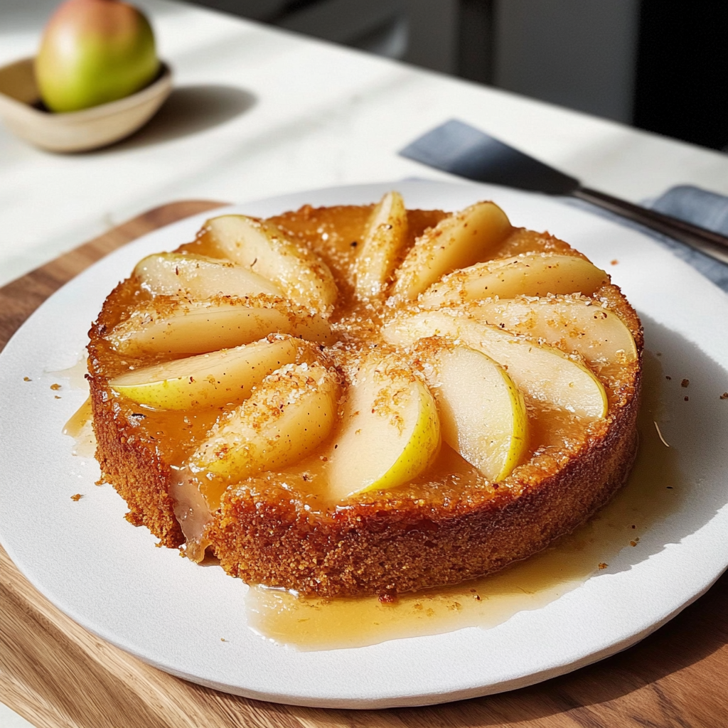 Recipe preparation for Pear Ginger Cake