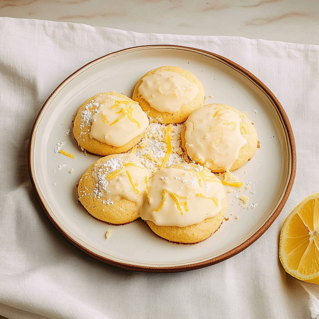 Recipe preparation for Lemon Thyme Cookies