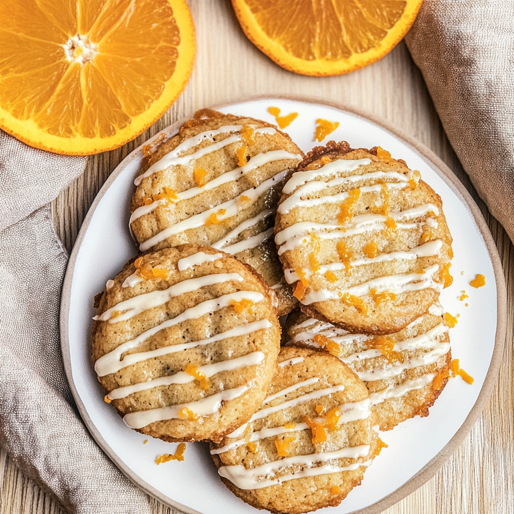 Recipe preparation for Orange Cardamom Cookies
