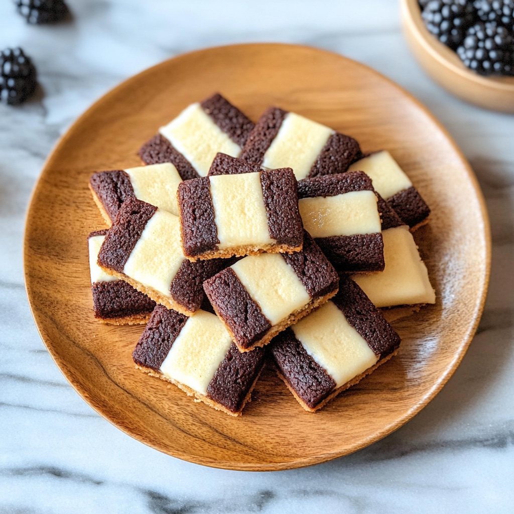 Recipe preparation for Checkerboard Cookies