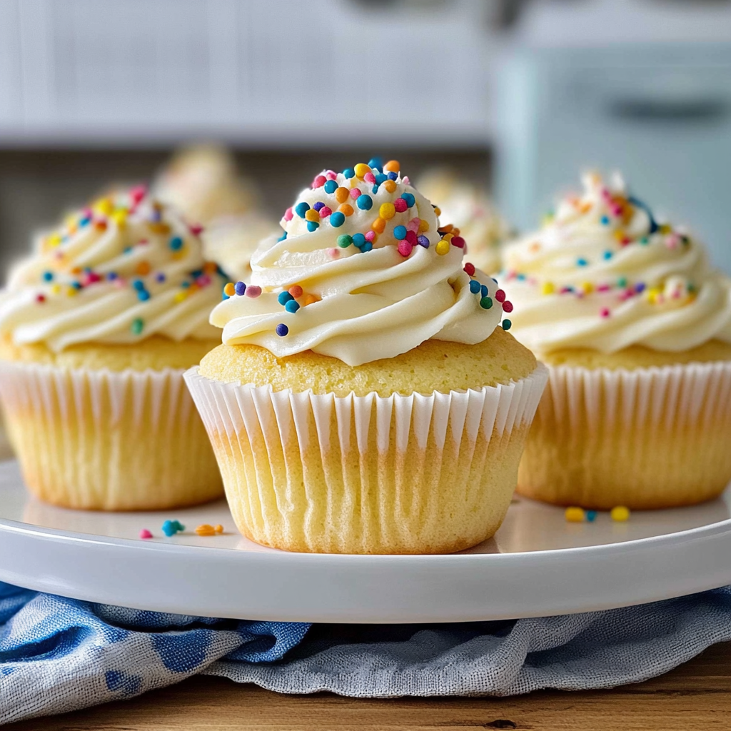 Recipe preparation for Vanilla Cupcakes