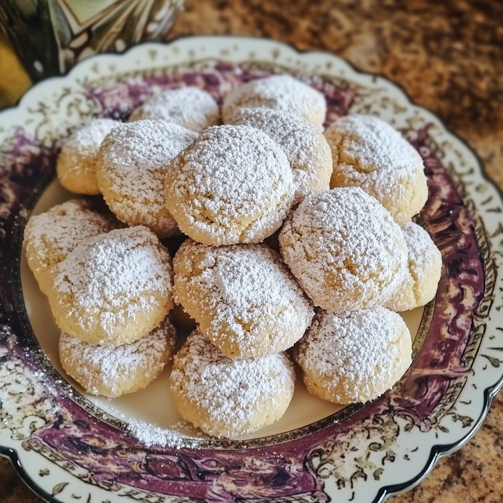Recipe preparation for Italian Wedding Cookies