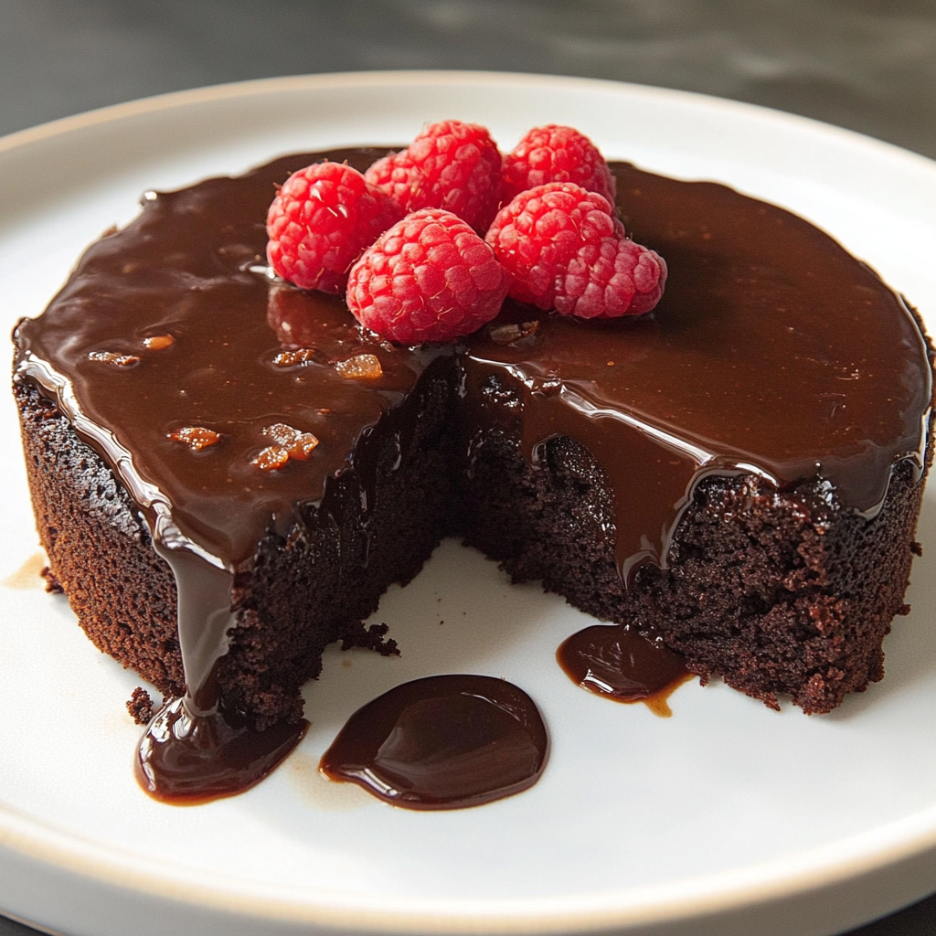 Recipe preparation for Flourless Chocolate Cake