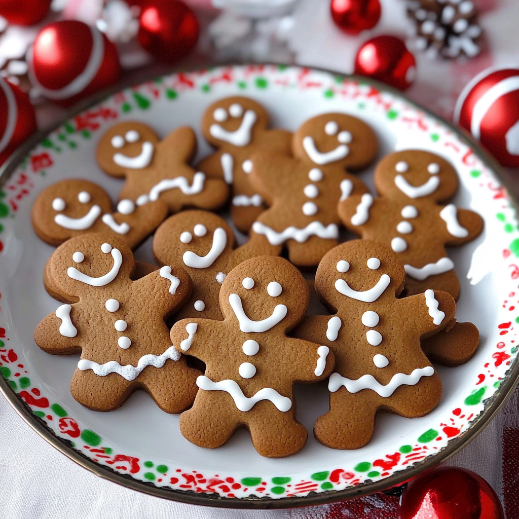 Recipe preparation for Gingerbread Man Cookies