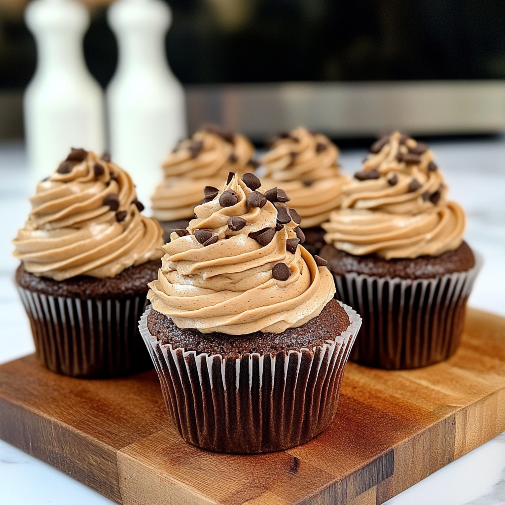 Recipe preparation for Mocha Cupcakes