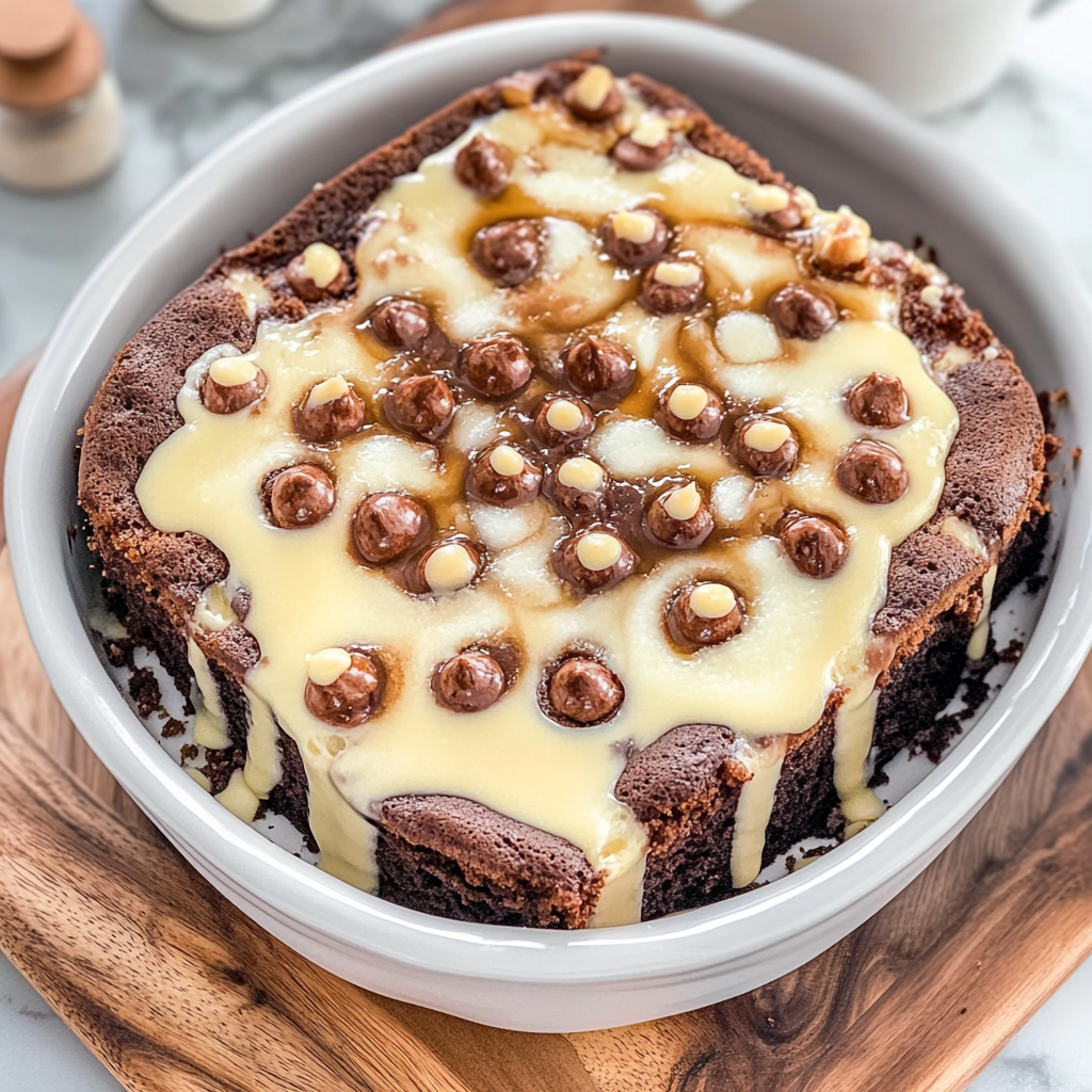 Recipe preparation for Earthquake Cake
