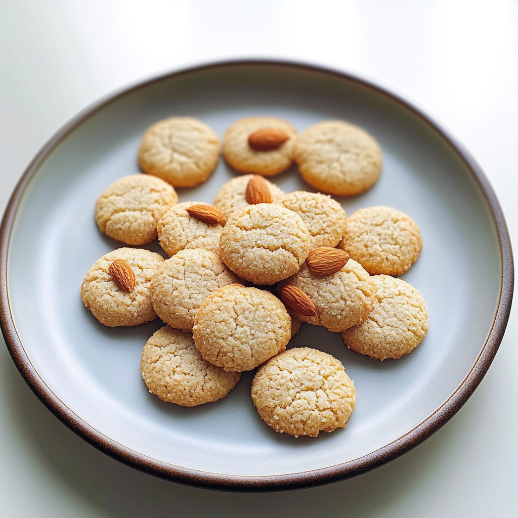 Recipe preparation for Almond Cookies