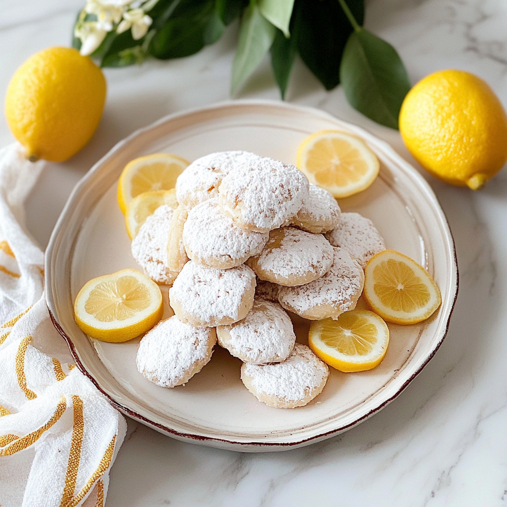 Recipe preparation for Lemon Cooler Cookies