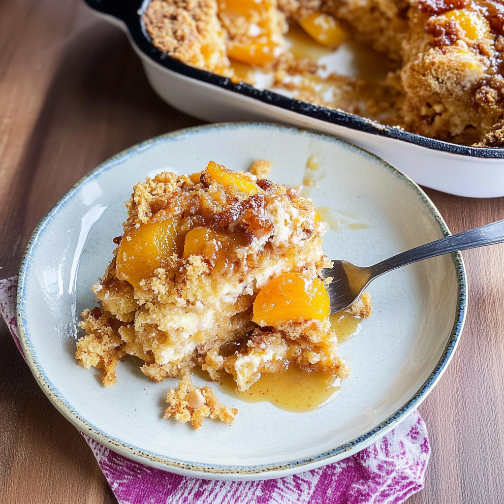 Recipe preparation for tropical dump cake