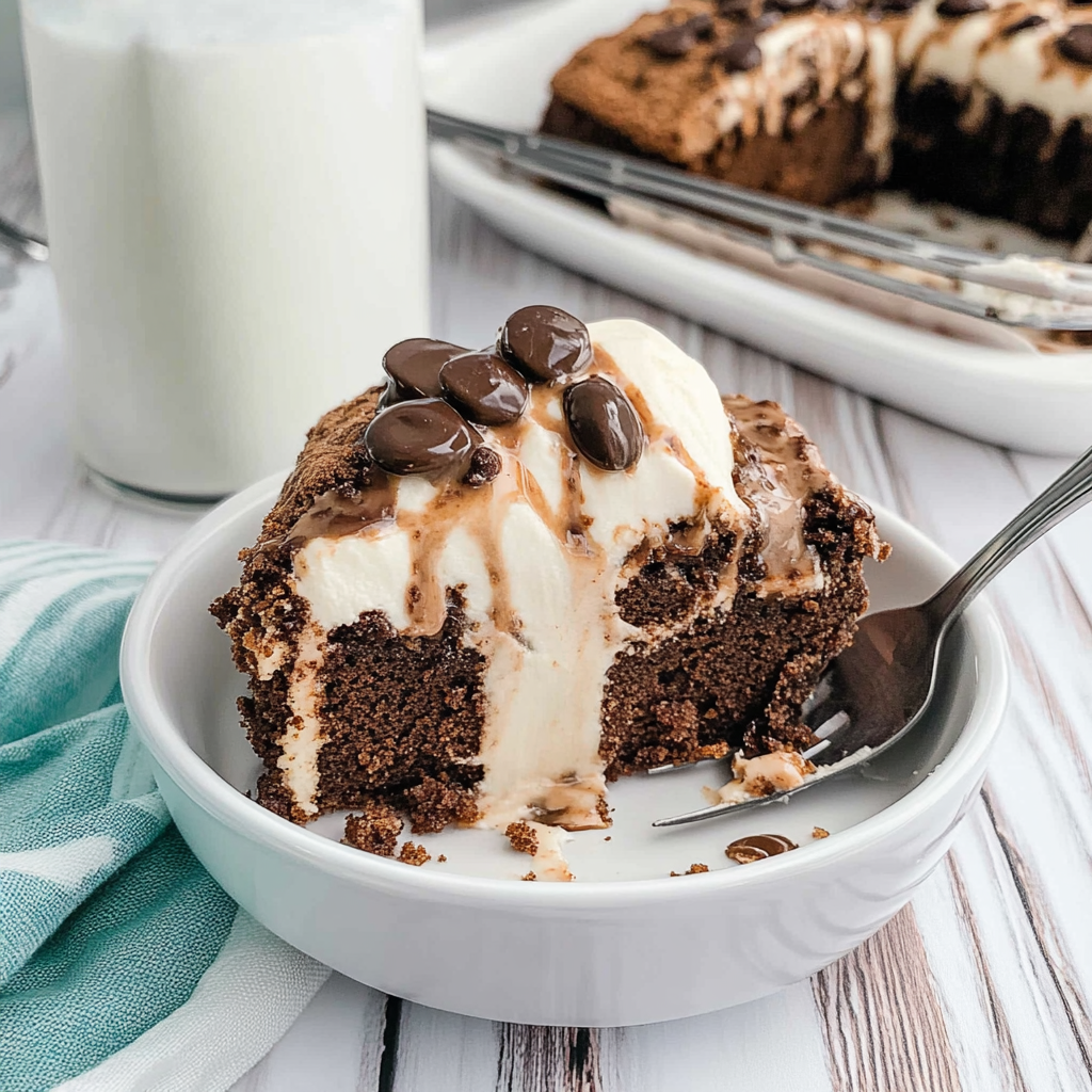 Recipe preparation for Turtle Dump Cake