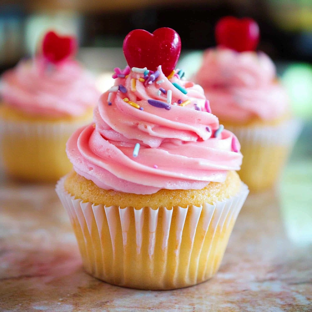Recipe preparation for Rebel Float Soda Pop Cupcakes