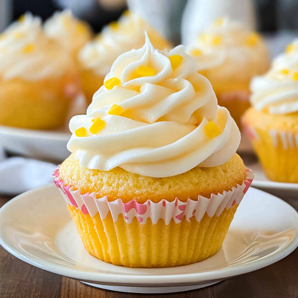 Recipe preparation for Lemon Cupcakes