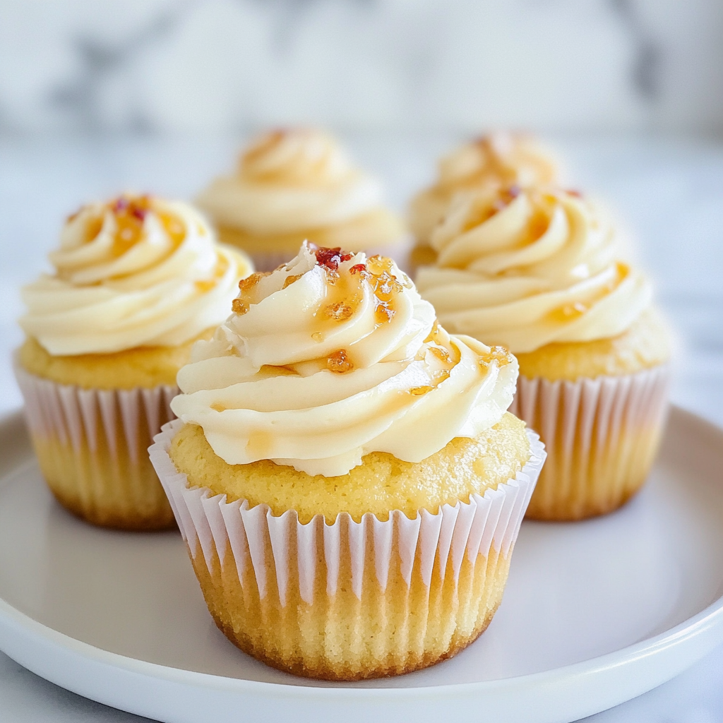 Recipe preparation for Easy Vanilla Cupcakes Recipe