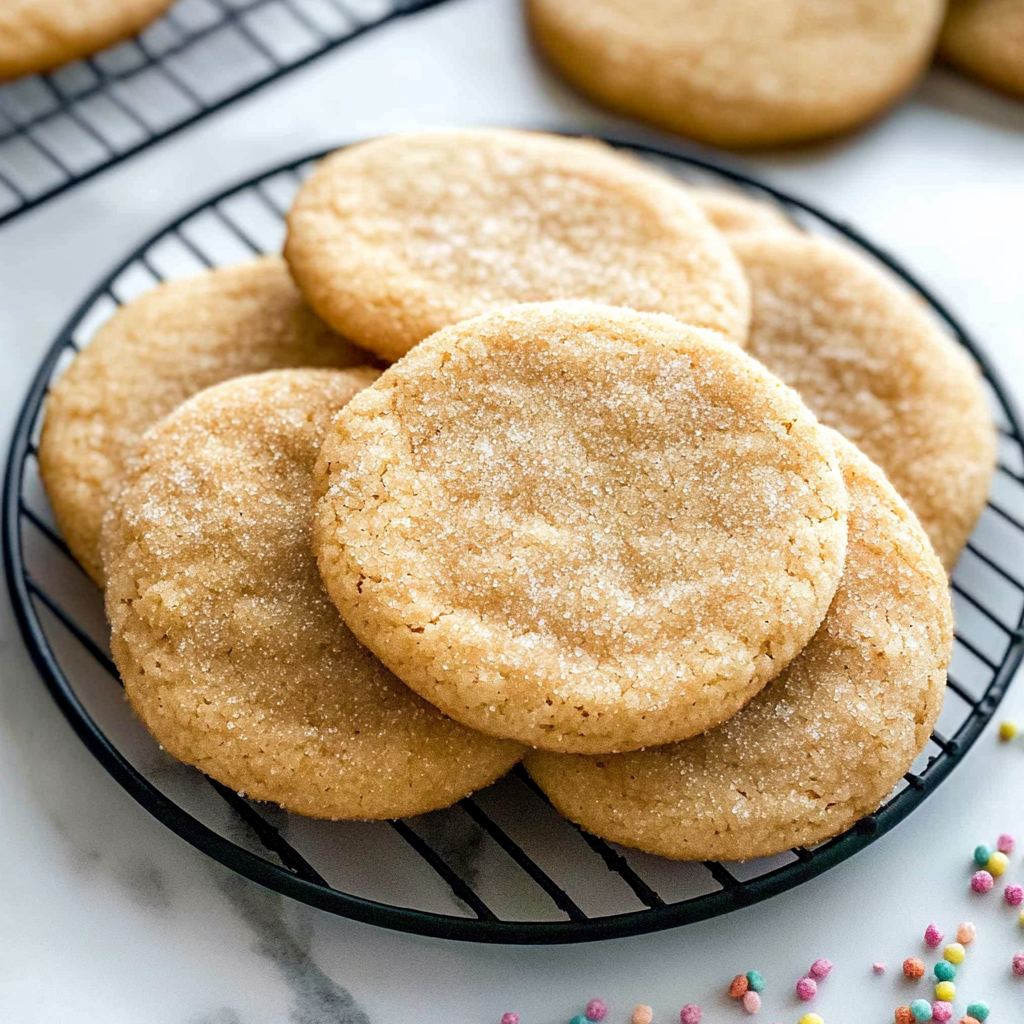 Recipe preparation for 3-Ingredient Easy Sugar Cookies