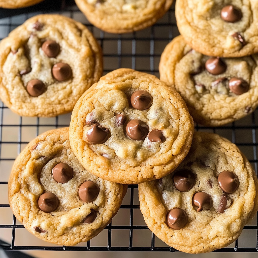 Recipe preparation for Peanut Butter Chocolate Chip Cookies