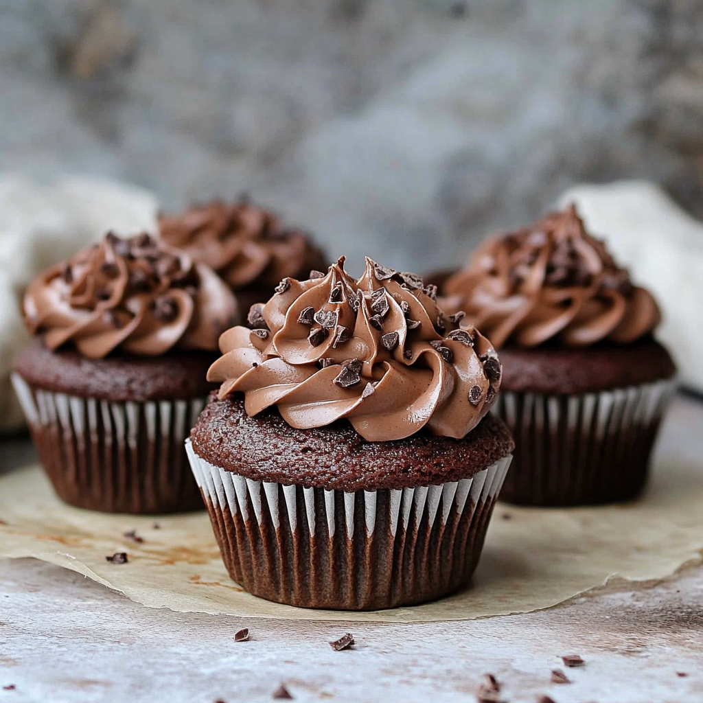 Recipe preparation for Vegan Chocolate Cupcakes