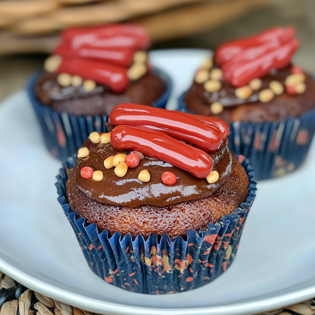 Recipe preparation for Summer Barbecue BBQ Cupcakes