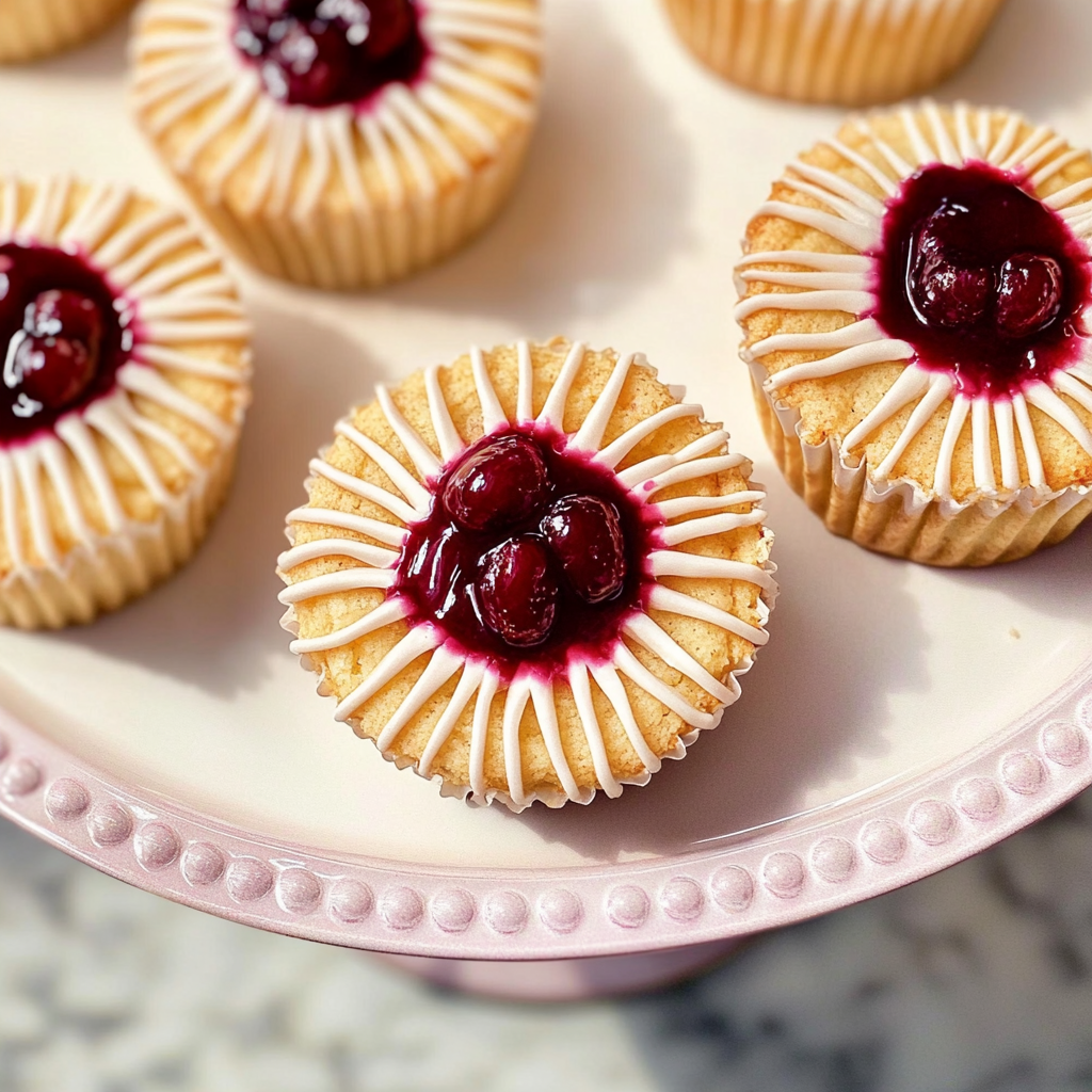 Recipe preparation for Cherry Red Cherry Pie Cupcakes