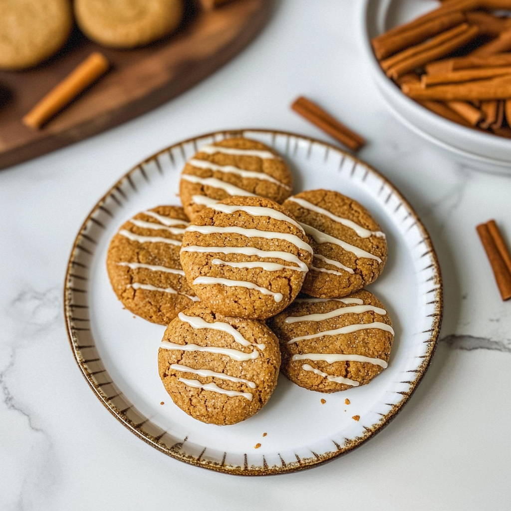 Recipe preparation for Pumpkin Sugar Cookies