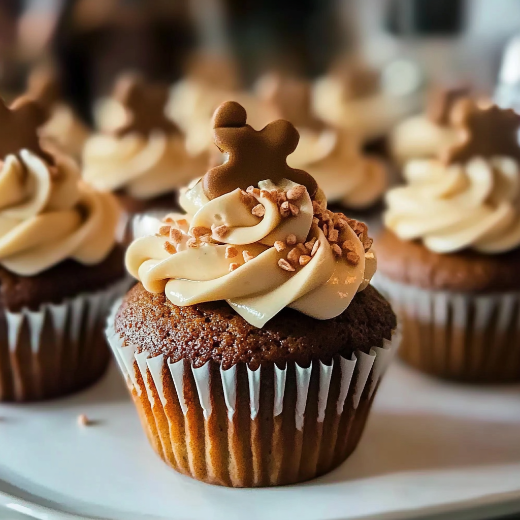 Recipe preparation for Gingerbread Cupcakes