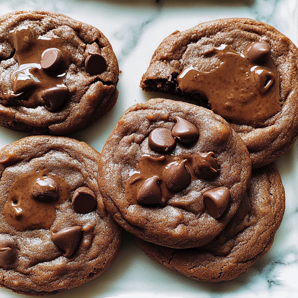 Recipe preparation for Double Chocolate Chunk Cookies