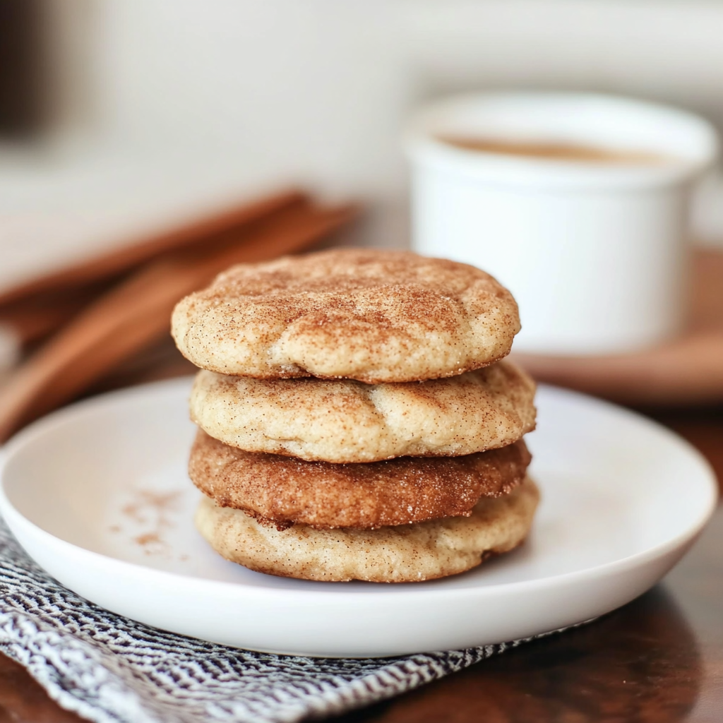 Recipe preparation for Snickerdoodle Cookies