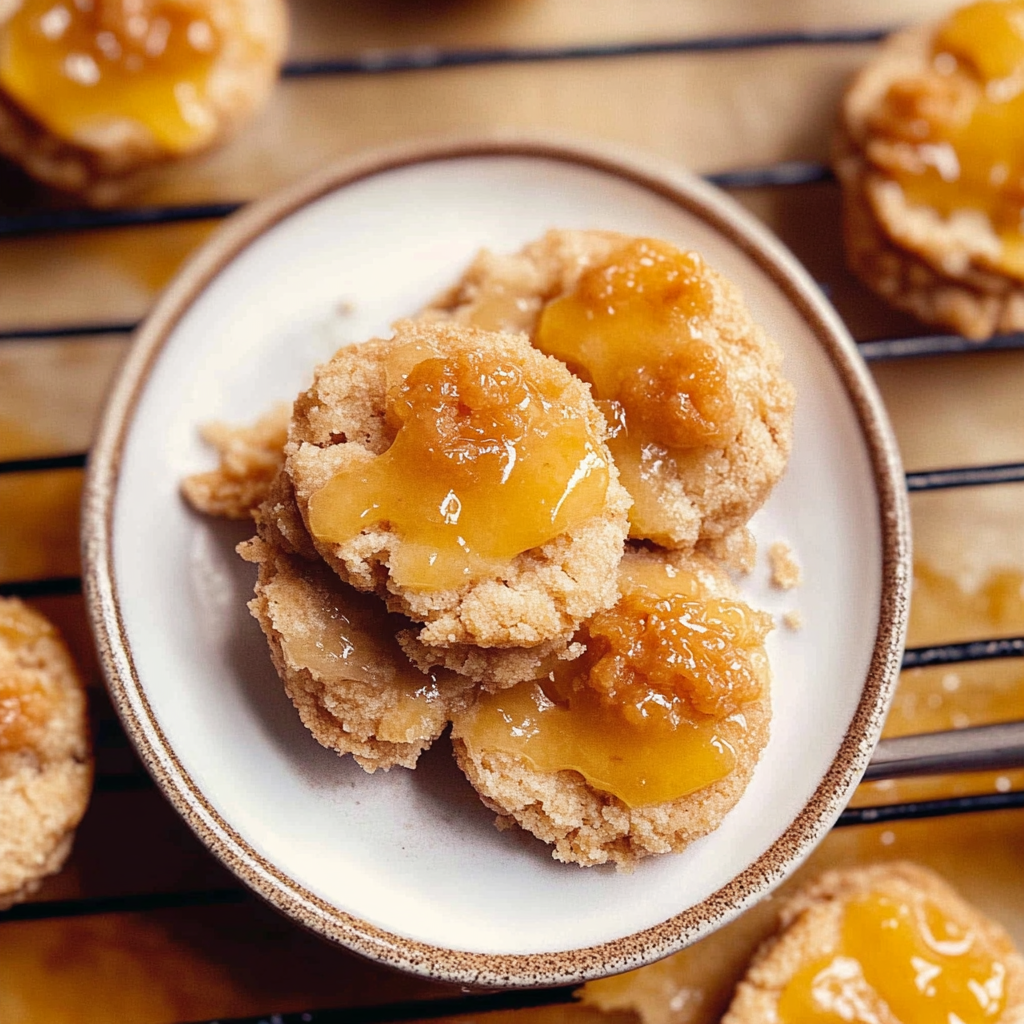 Recipe preparation for Peach Cobbler Cookies