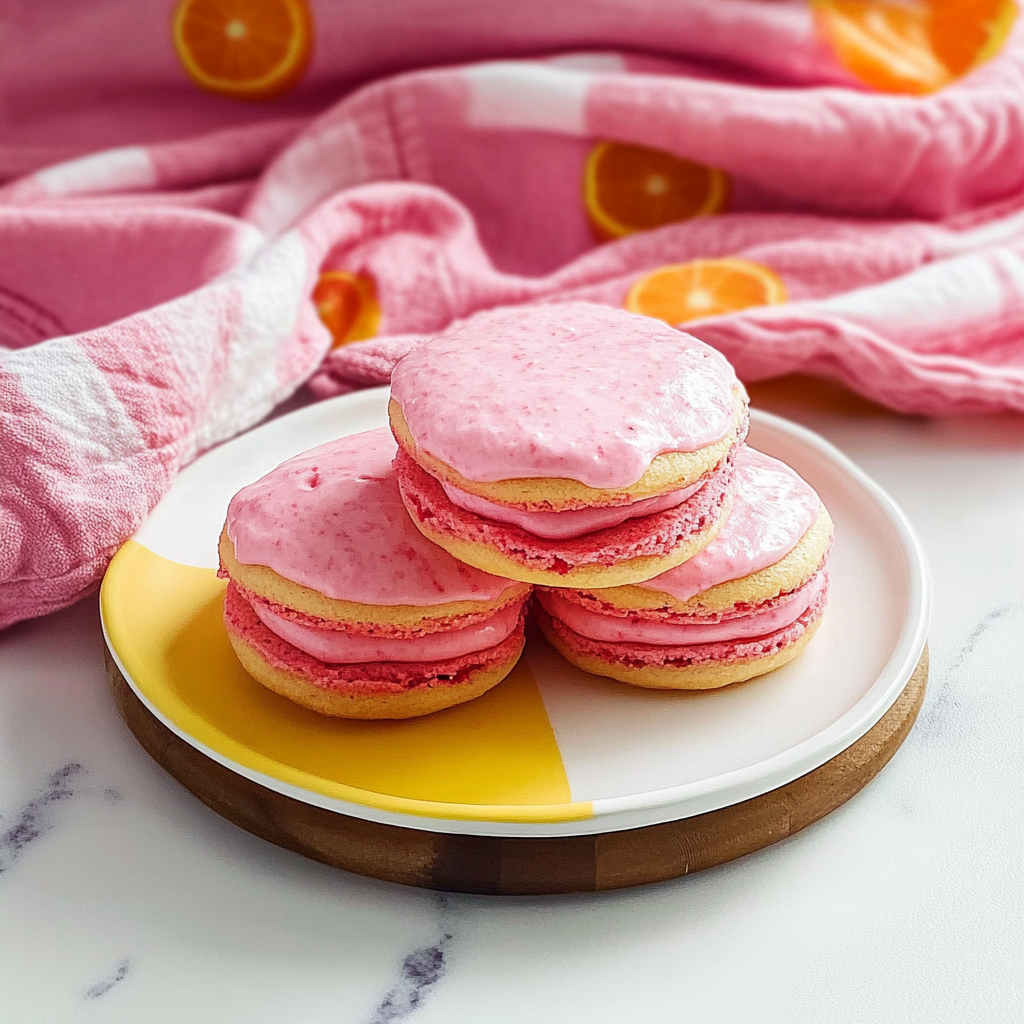 Recipe preparation for Cherry Coded Pink Lemonade Cookies