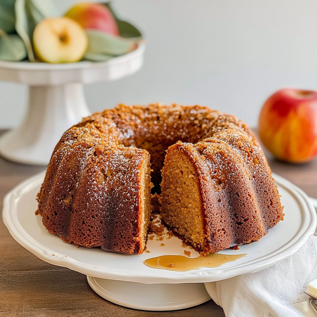 Recipe preparation for Apple Cider Bundt Cake