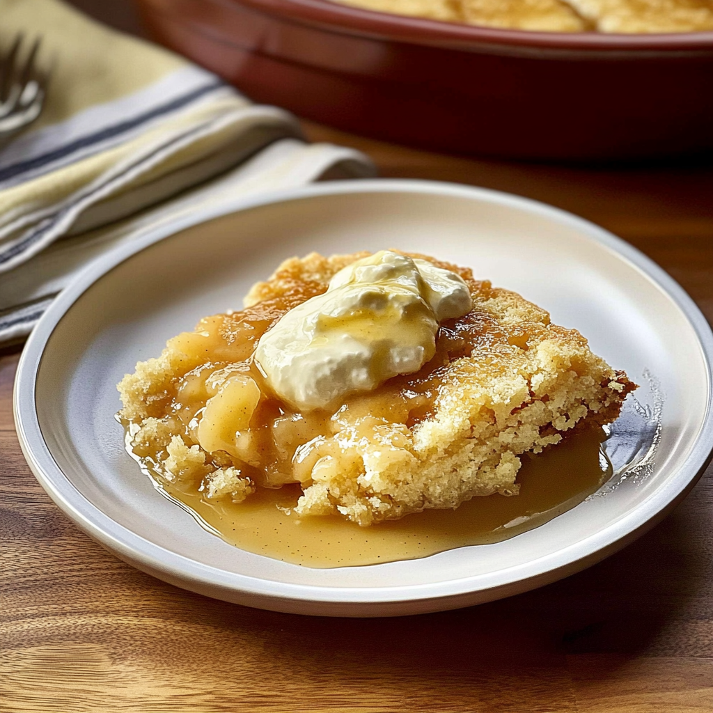 Recipe preparation for Apple Butter Dump Cake