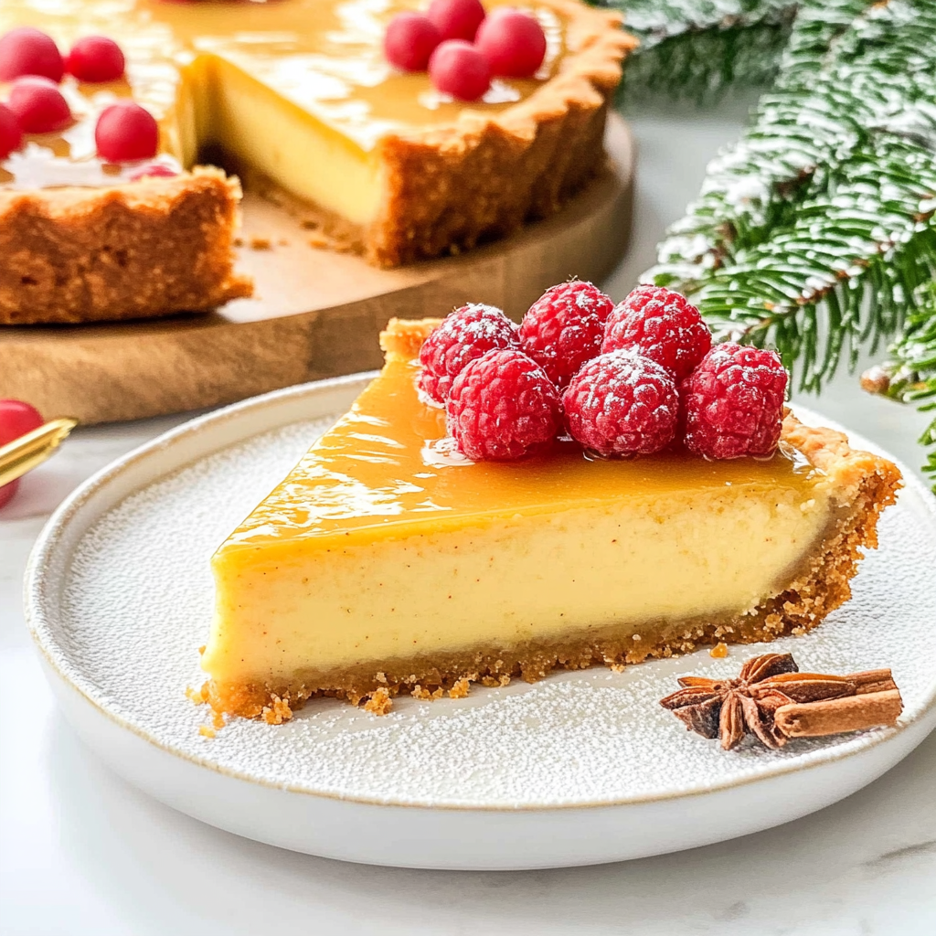 Recipe preparation for Eggnog Custard Tart (Mini Version)