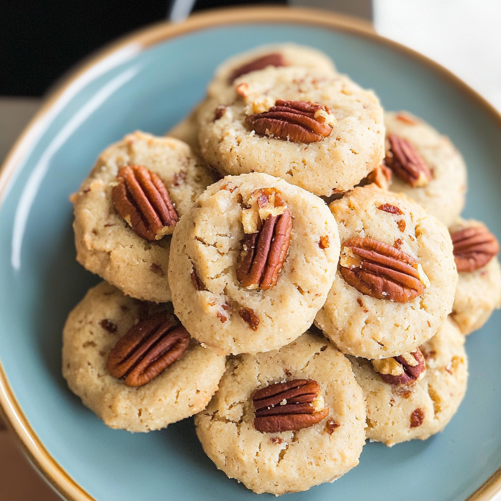 Recipe preparation for Pecan Sandies