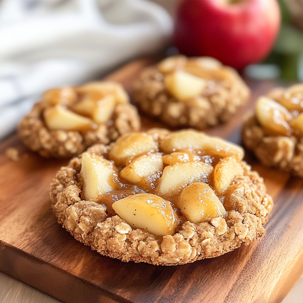 Recipe preparation for healthy apple pie oatmeal cookies recipe