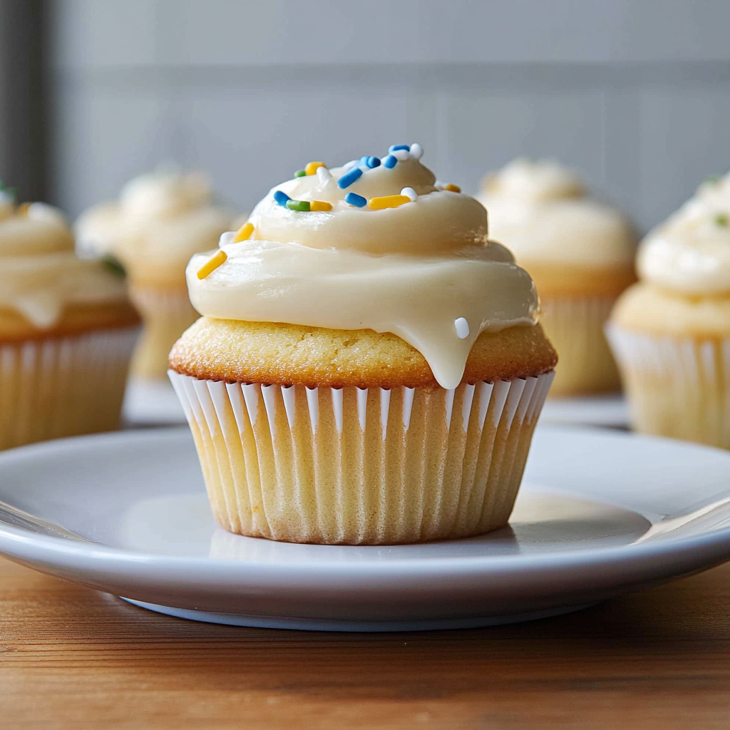 Recipe preparation for vanilla cupcake